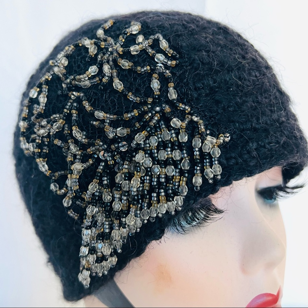Roman Keflay Hand Crochet With Mohair & Brads - Picture 12 of 15